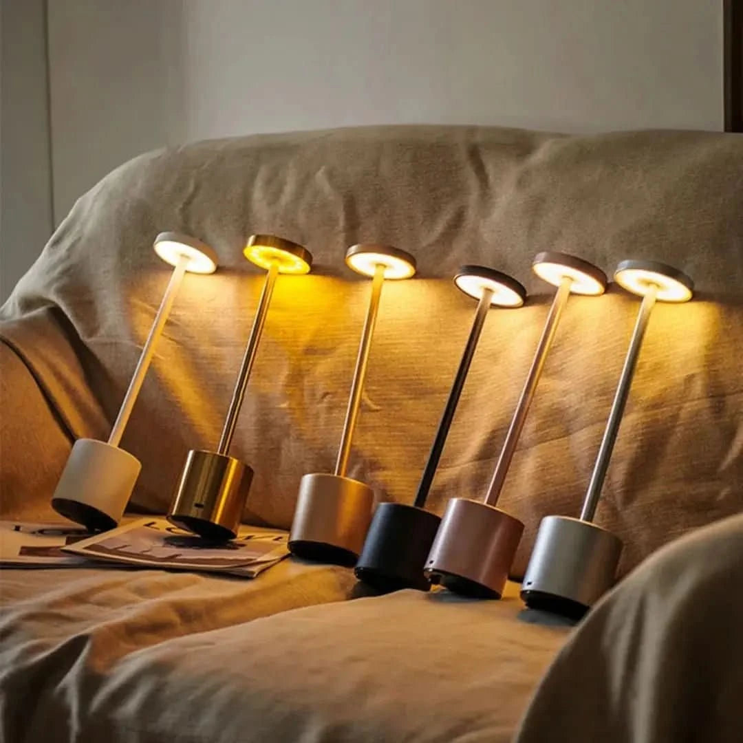 Luminária de Mesa Recarregável Sem fio Decorativa | Morada Serena - Morada Serena