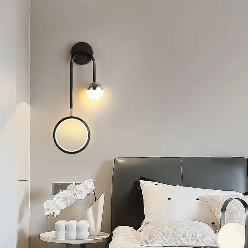Arandela de Parede De Quarto Moderna Gleam – Elegância e Iluminação Aconchegante - Morada Serena