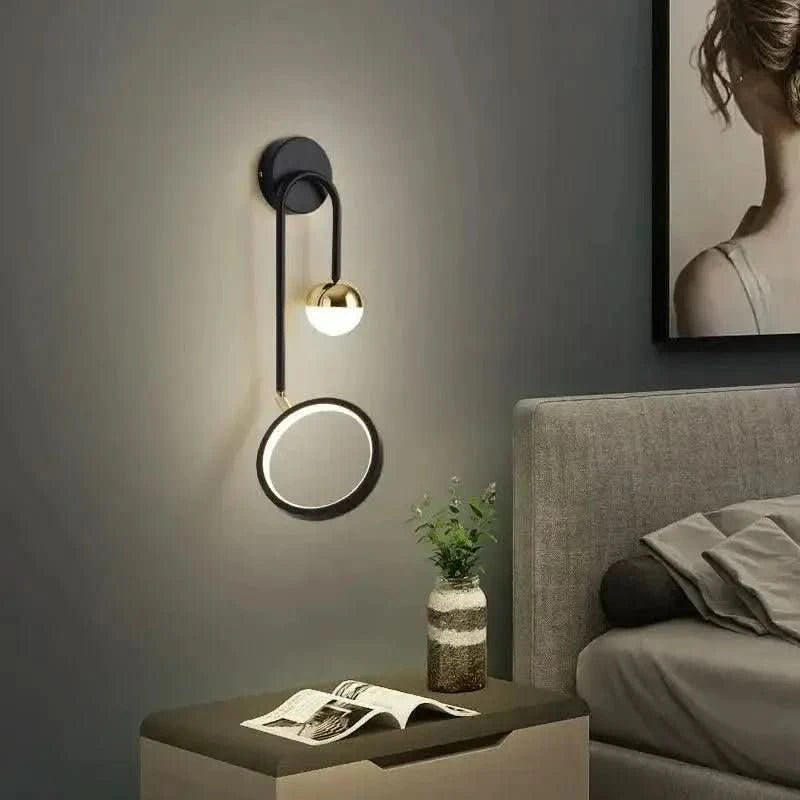 Arandela de Parede De Quarto Moderna Gleam – Elegância e Iluminação Aconchegante - Morada Serena