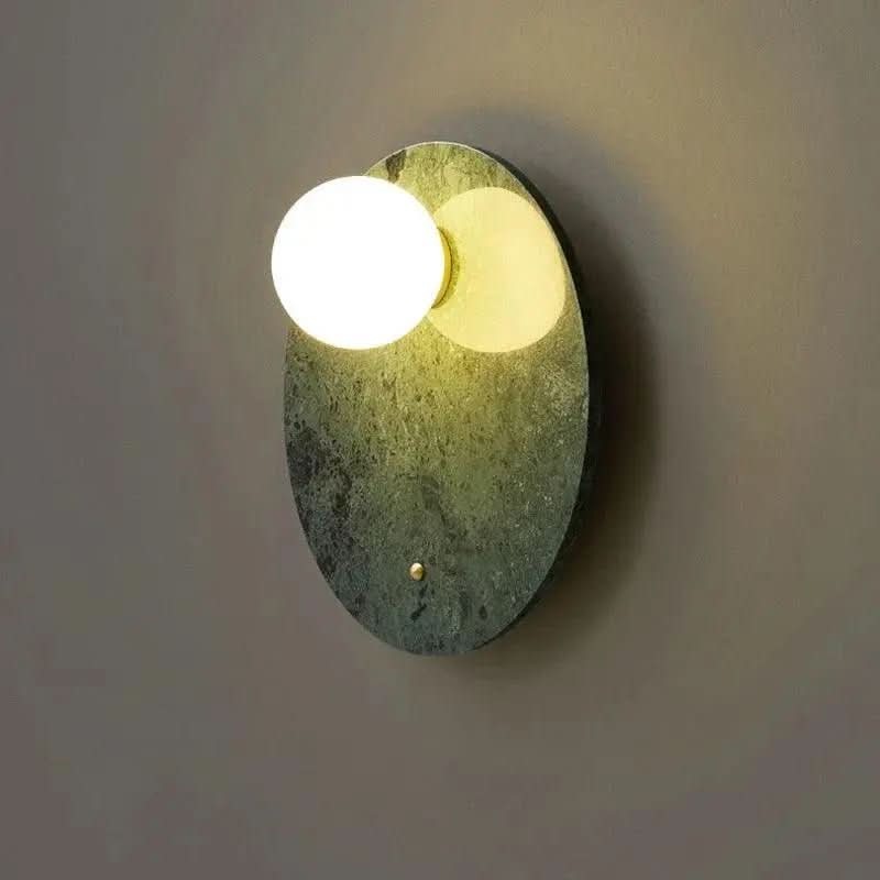 Arandela de Parede Interna Stone – Estilo Contemporâneo em Pedra Natural - Morada Serena
