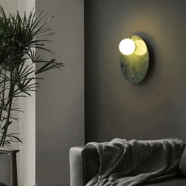 Arandela de Parede Interna Stone – Estilo Contemporâneo em Pedra Natural - Morada Serena