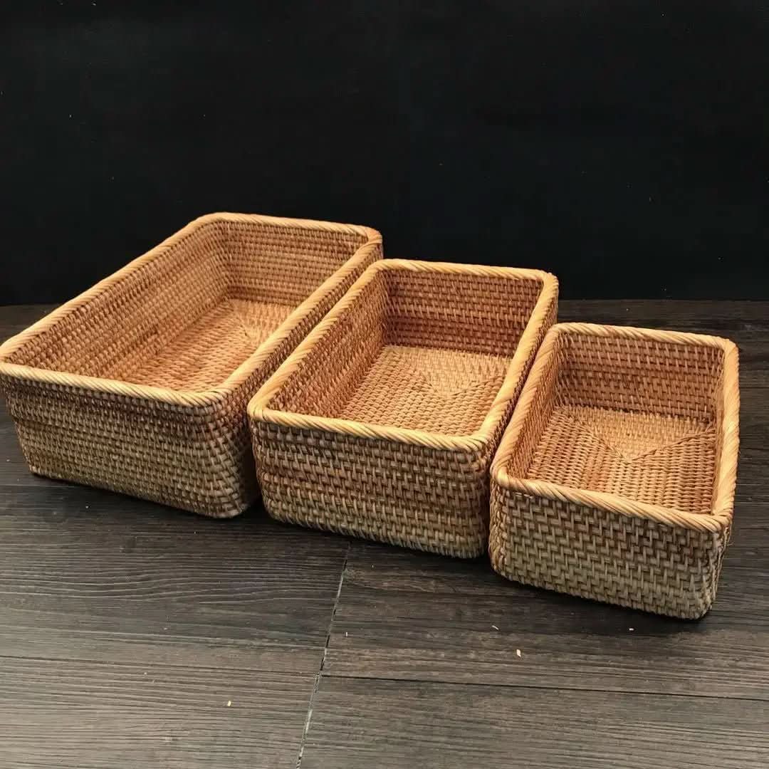 Cesto Vime Organizador Para Banheiro Multiuso | Prático e Elegante - Morada Serena