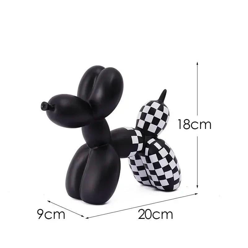Ballon Dog Decoração Criativa em Resina Estilo Pop Art - Morada Serena