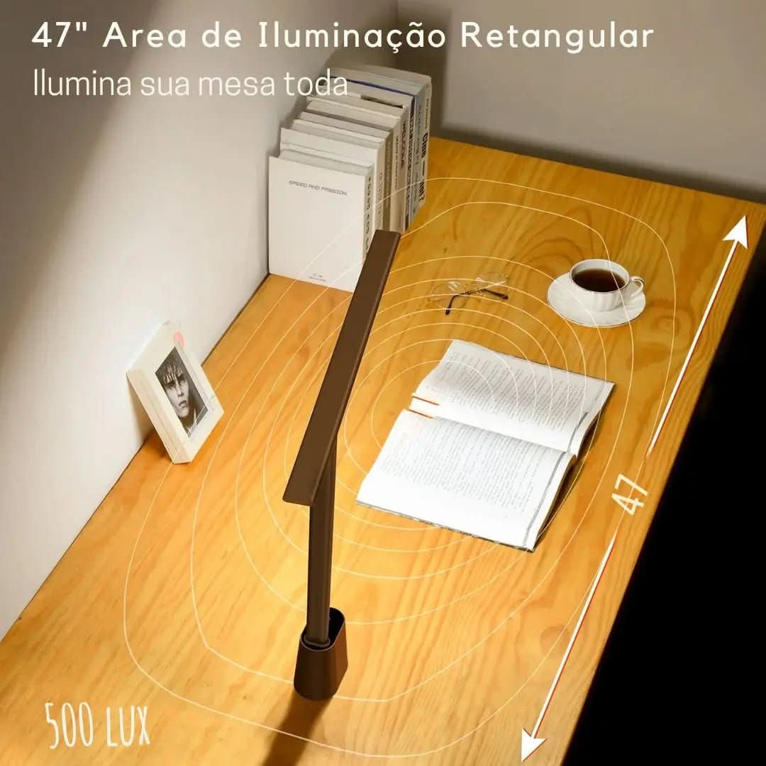 Luminária de Mesa Inteligente Baseus Ajuste de Luz Automática - Morada Serena