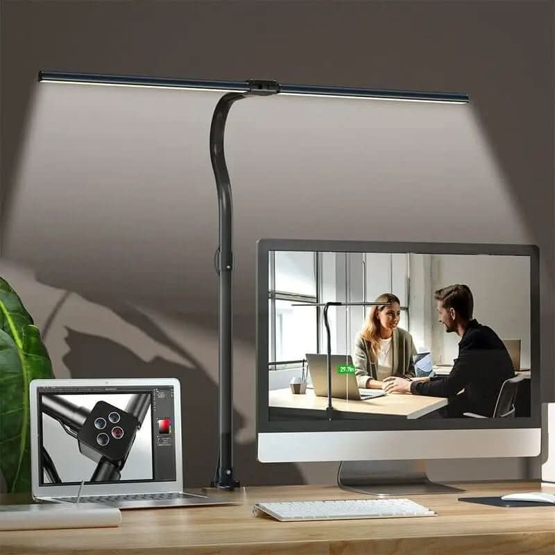 Luminária de Mesa LED Escritório Flexível Alumínio - Morada Serena