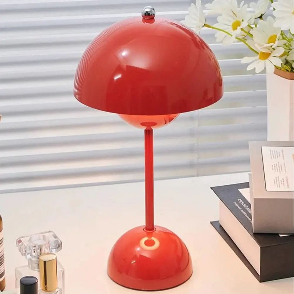 Luminária de Mesa Led Touch Cogumelo - Iluminação Moderna e Prática - Morada Serena