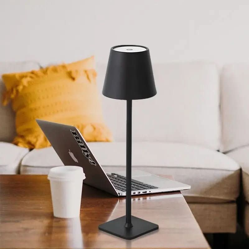 Luminária de Mesa Luminária Sem Fio Dimerizável – Modernidade com Controle de Luz - Morada Serena