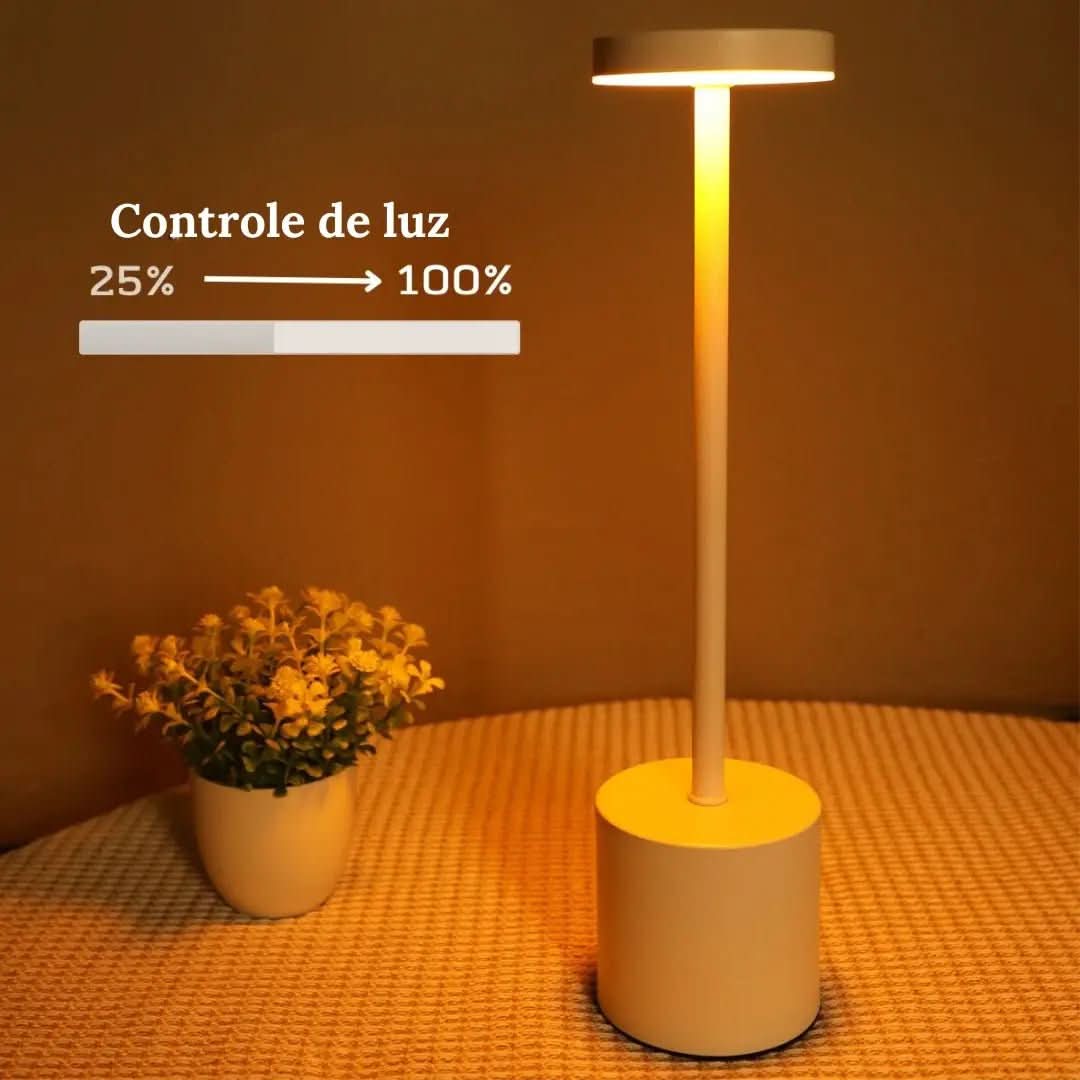 Luminária de Mesa sem Fio – Iluminação Portátil e Moderna | Morada Serena - Morada Serena