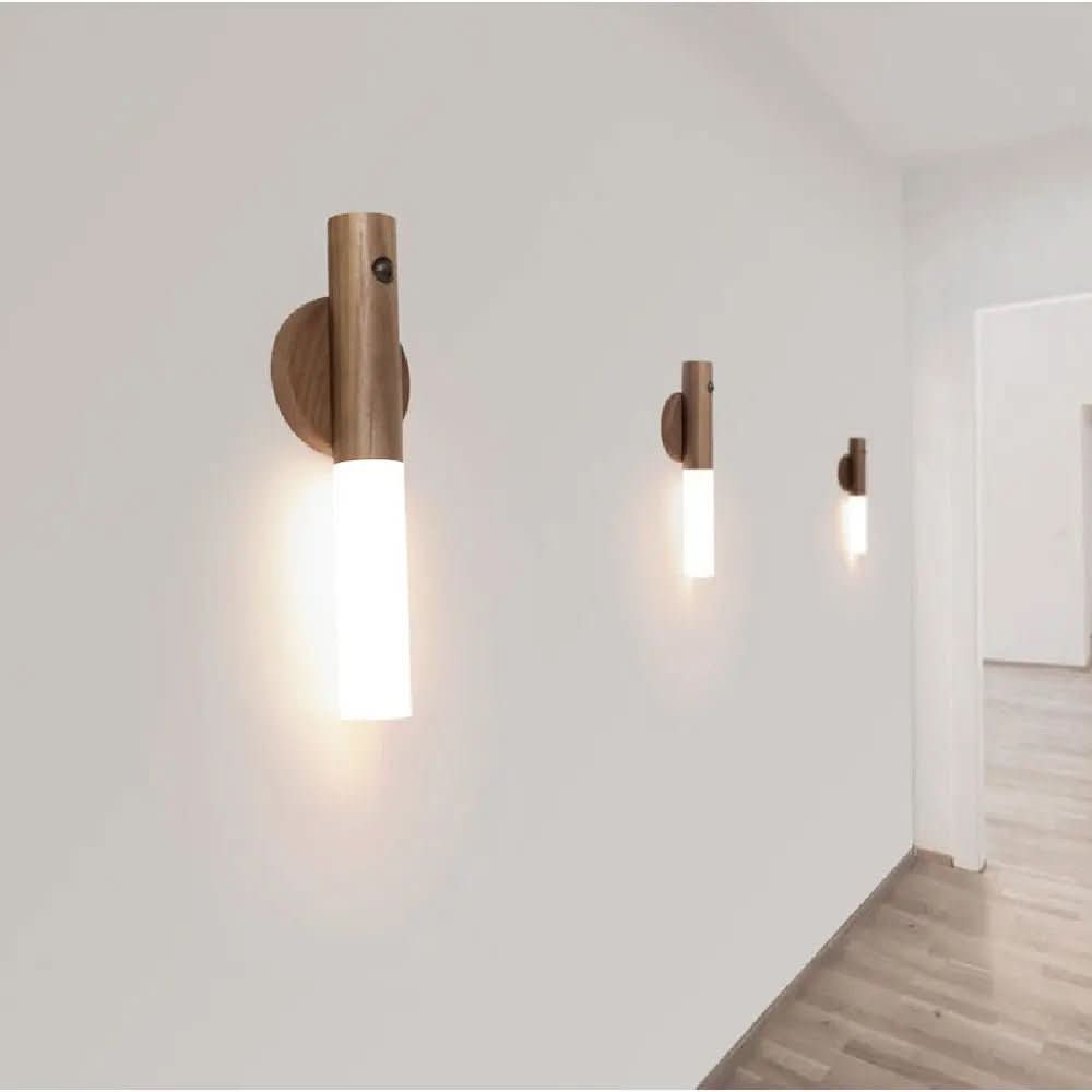 Luminária De Parede Sem Fio Luz Led Recarregável Com Sensor Movimento - Morada Serena