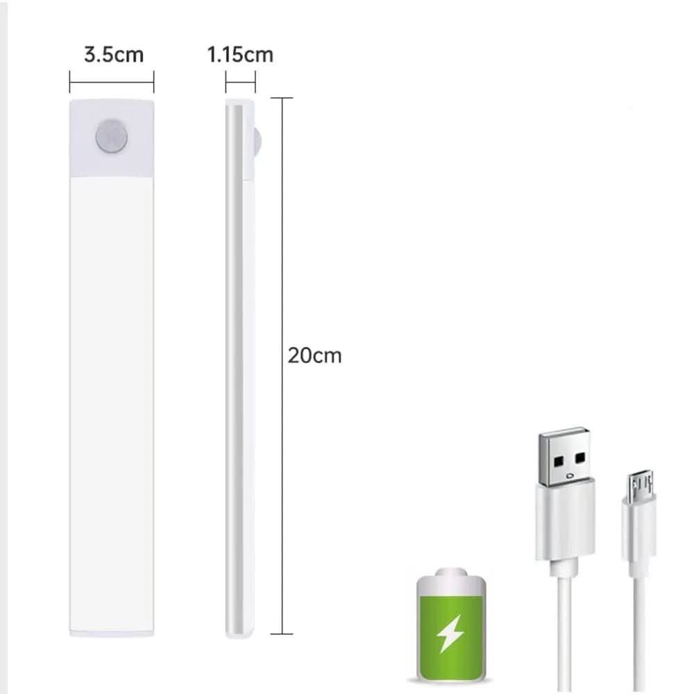 Luminária LED Armário com Sensor de Movimento Sem Fio - Morada Serena