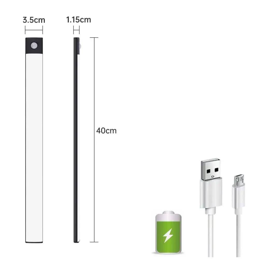 Luminária LED Armário com Sensor de Movimento Sem Fio - Morada Serena