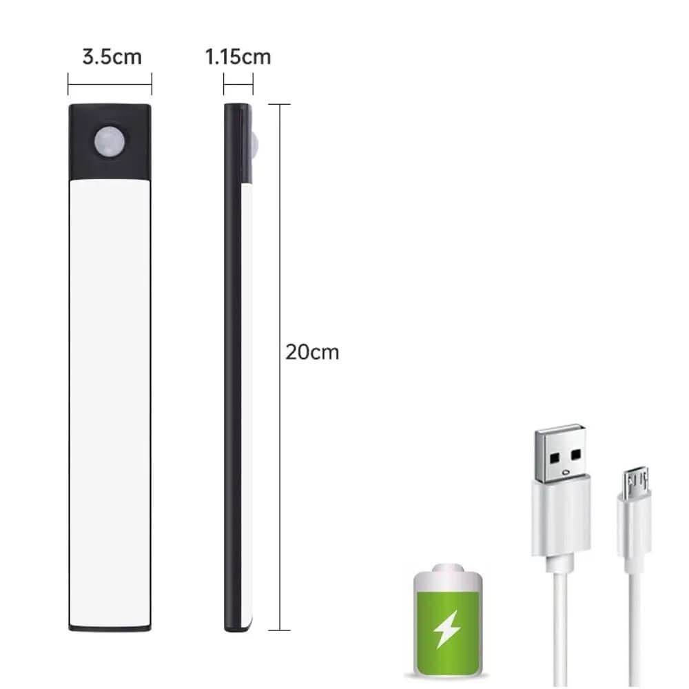 Luminária LED Armário com Sensor de Movimento Sem Fio - Morada Serena