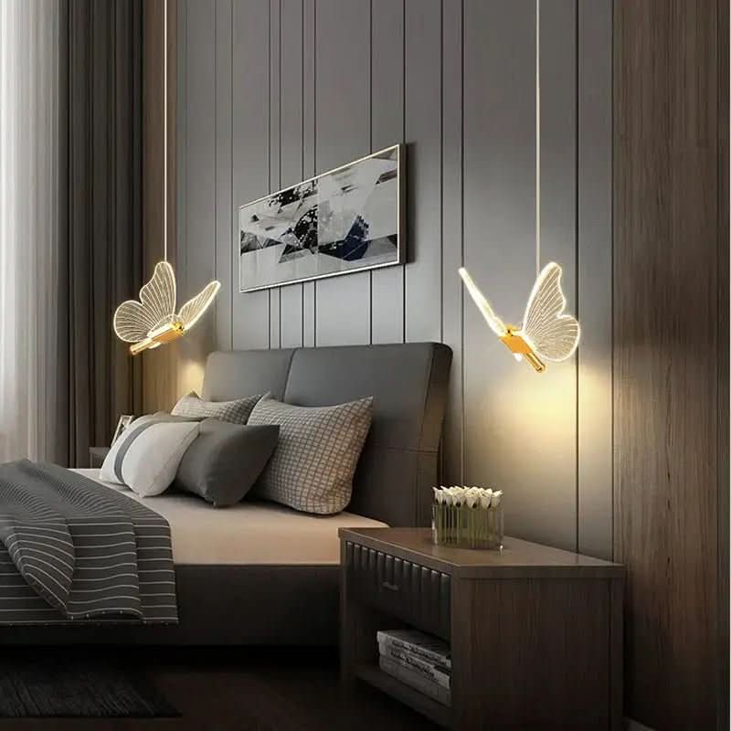 Luminária Pendente Borboleta Crystal Light - Morada Serena