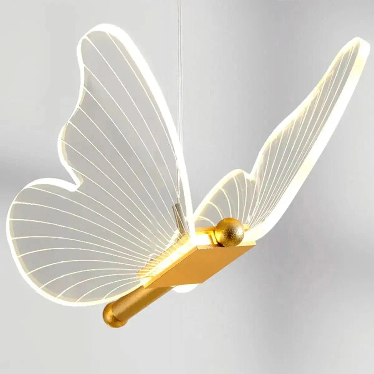 Luminária Pendente Borboleta Crystal Light - Morada Serena