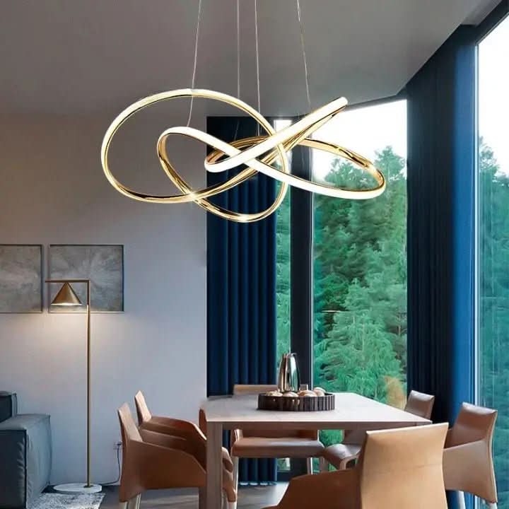 Lustre para Sala de Estar Executiva Golden Evolut - Morada Serena
