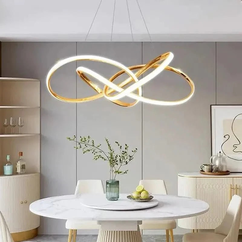 Lustre para Sala de Estar Executiva Golden Evolut - Morada Serena
