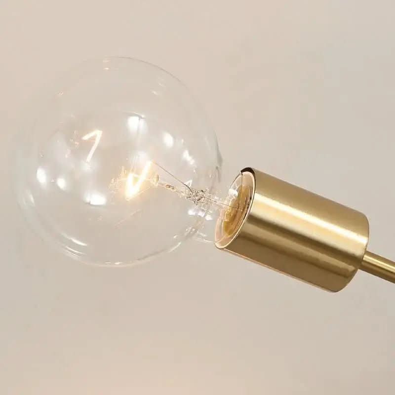 Lustre Para Sala Moderno Dourado 6 Lâmpadas | Morada Serena - Morada Serena