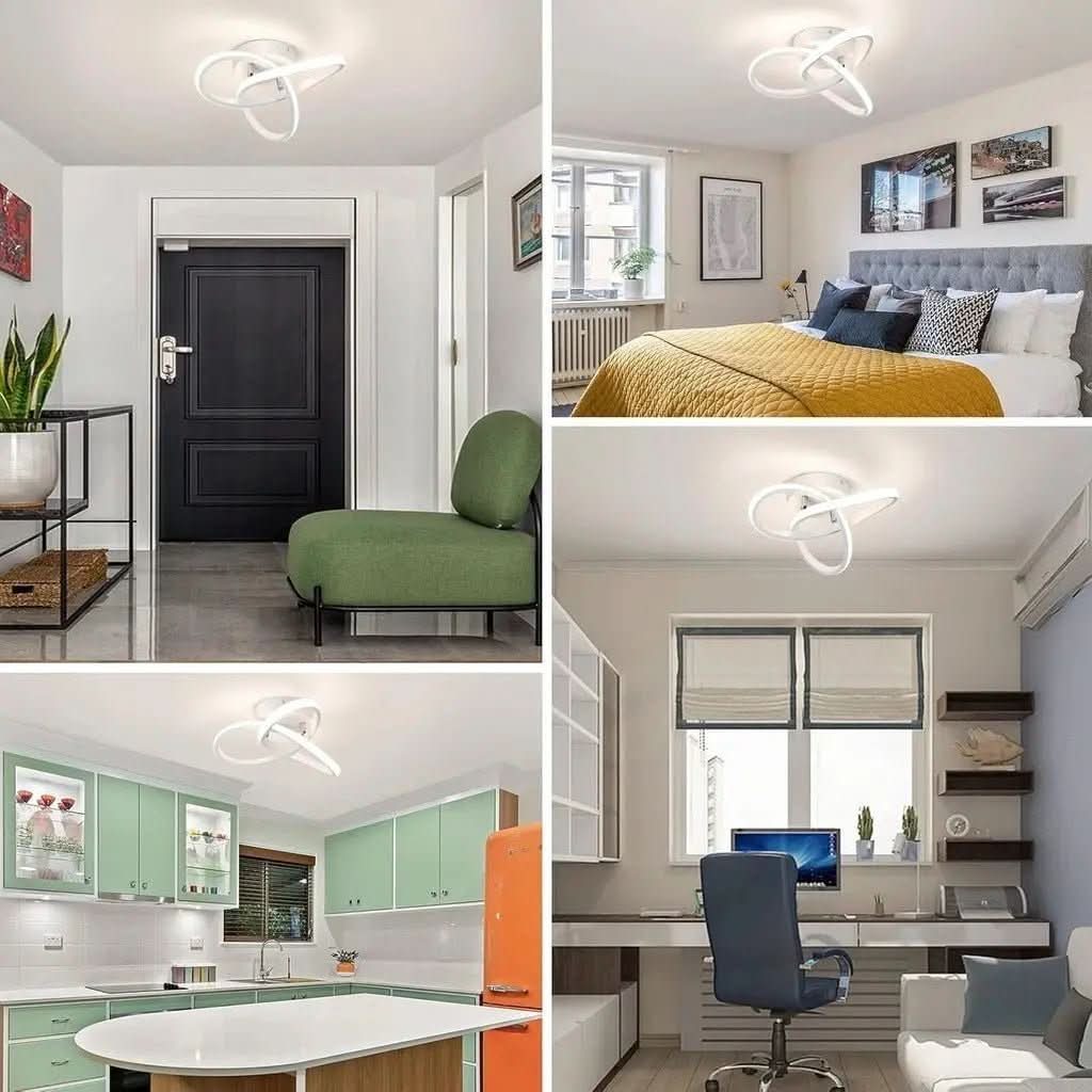 Lustre Para Sala Moderno em LED – Iluminação Sofisticada e Contemporânea - Morada Serena