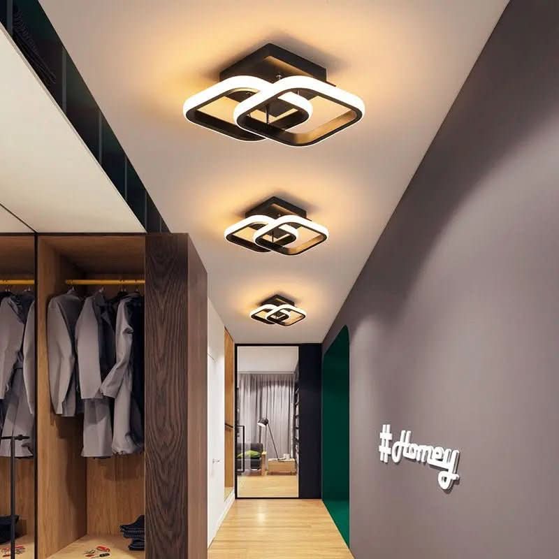 Lustre Para Sala Moderno em LED – Iluminação Sofisticada e Contemporânea - Morada Serena