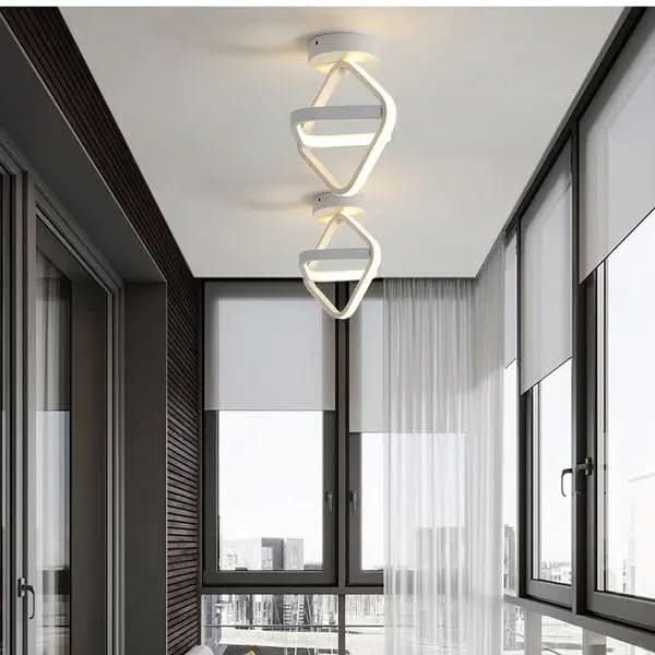 Lustre Para Sala Moderno em LED – Iluminação Sofisticada e Contemporânea - Morada Serena