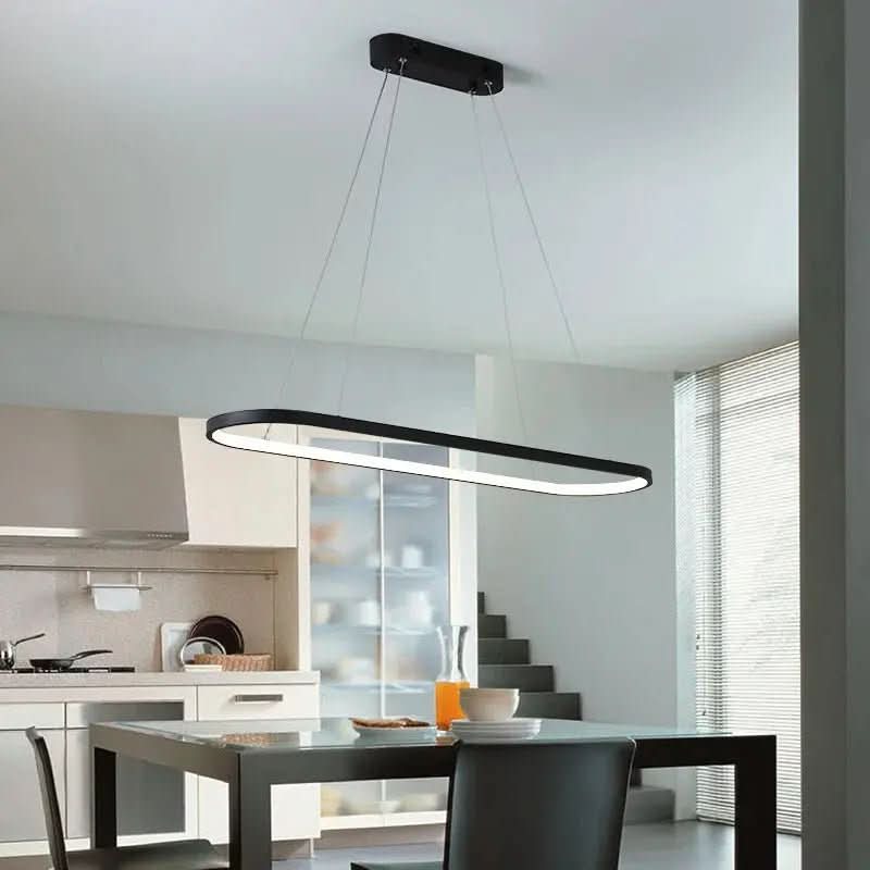 Lustre Pendente Vallbona Controle Remoto | Iluminação Moderna e Funcional - Morada Serena