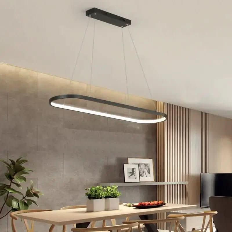 Lustre Pendente Vallbona Controle Remoto | Iluminação Moderna e Funcional - Morada Serena