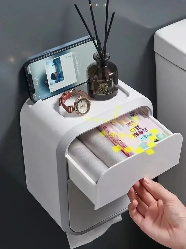 Porta Papel Higiênico Multifuncional – Organização e Praticidade | Morada Serena - Morada Serena