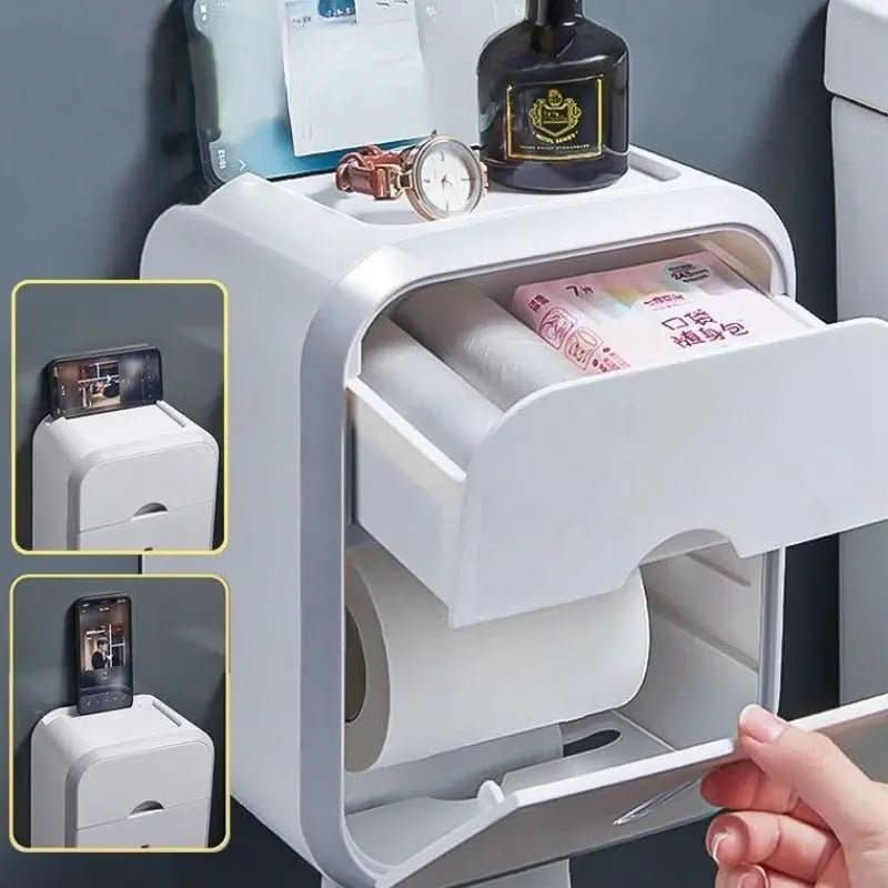 Porta Papel Higiênico Multifuncional – Organização e Praticidade | Morada Serena - Morada Serena