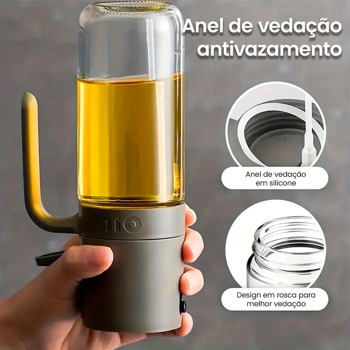 Spray De Azeite Borrifador Pulverizador Vinagre Óleo Tempero - Morada Serena