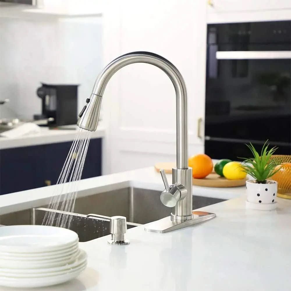 Torneira Para Cozinha Com Jato Extensível - Morada Serena