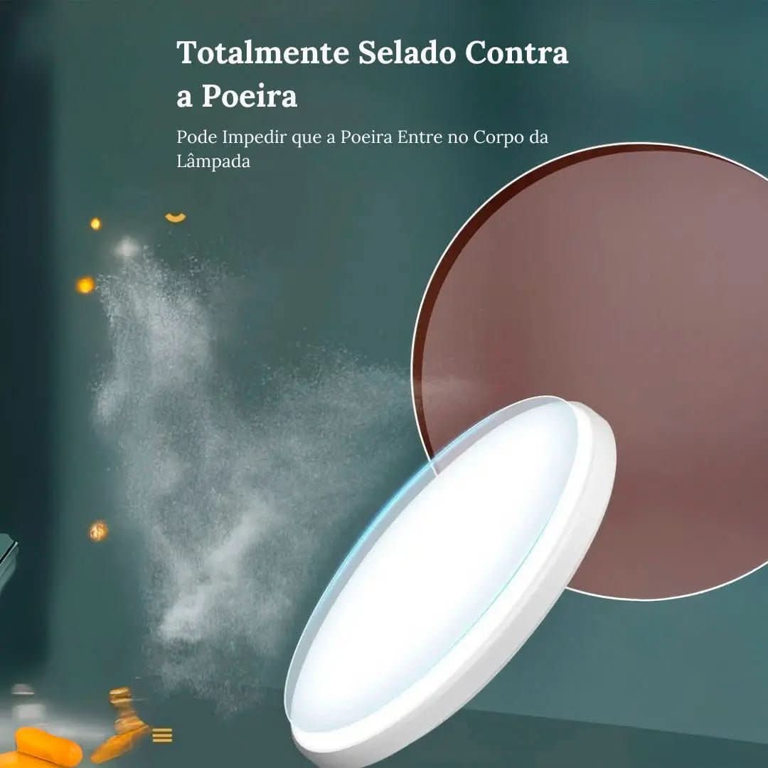 Luminária de Teto Plafon Led Sobrepor Redondo Moderno | Morada Serena - Morada Serena