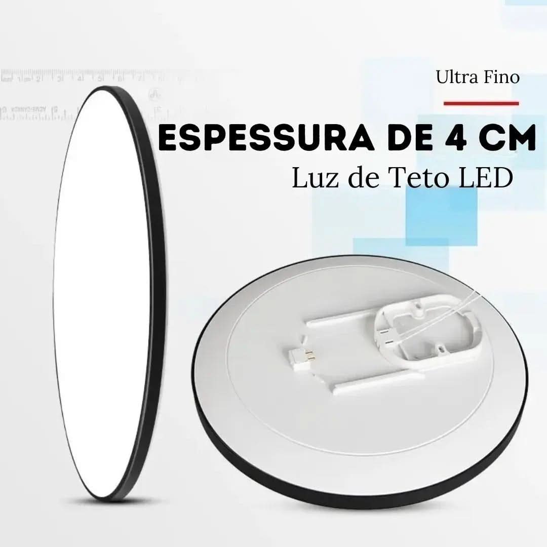 Luminária de Teto Plafon Led Sobrepor Redondo Moderno | Morada Serena - Morada Serena