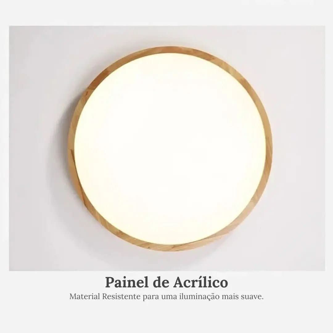 Luminária Led Redondo Moderno Plafon de Teto - Ilumine Seu Ambiente com Elegância - Morada Serena