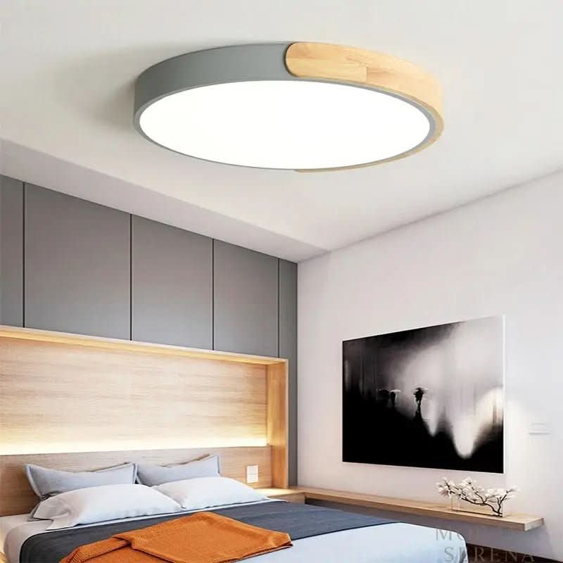 Plafon Led Sobrepor Luminária de Teto Moderna - Iluminação Elegante e Eficiente - Morada Serena