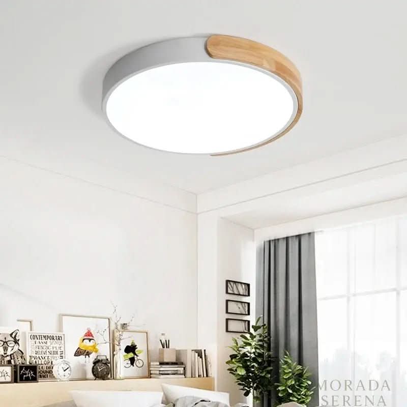 Plafon Led Sobrepor Luminária de Teto Moderna - Iluminação Elegante e Eficiente - Morada Serena