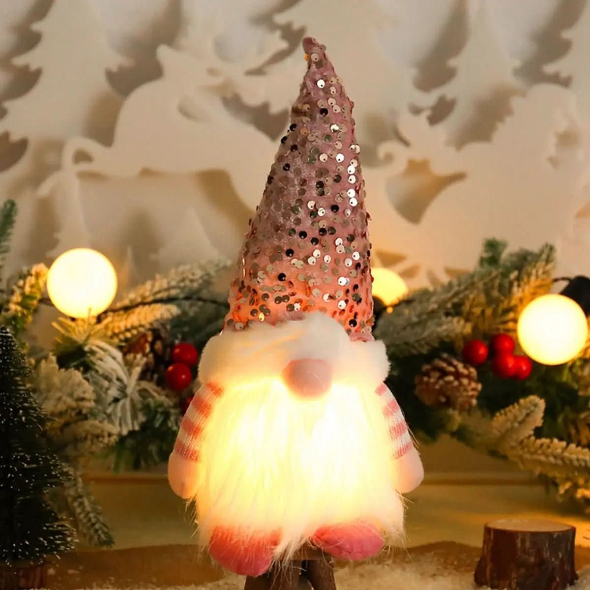 Decoração Natalina Elfos Luminosos Natal Decoração - Morada Serena
