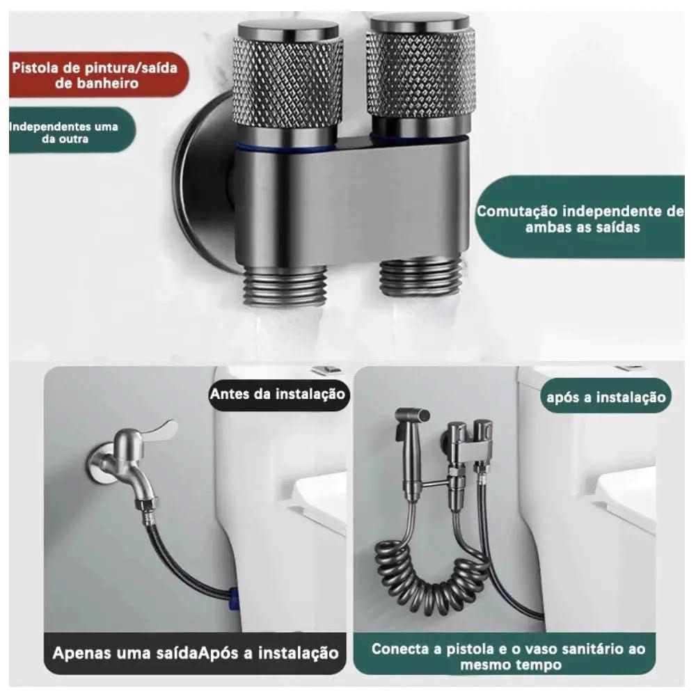 Ducha Higiênica para Banheiro - Praticidade e Conforto para Seu Banheiro - Morada Serena