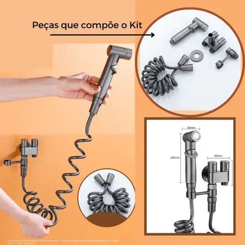 Ducha Higiênica para Banheiro - Praticidade e Conforto para Seu Banheiro - Morada Serena