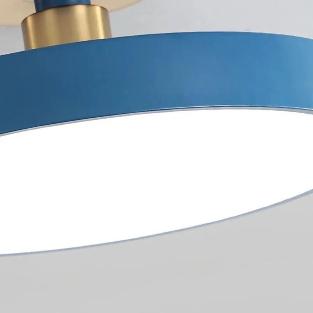 Plafon De Led Redondo Sobrepor Modelo Nórdico – Iluminação Moderna e Eficiente - Morada Serena