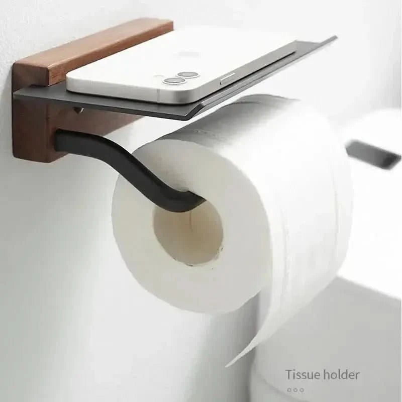 Suporte para Papel Higiênico Modelo Genova - Praticidade e Estilo para Seu Banheiro - Morada Serena