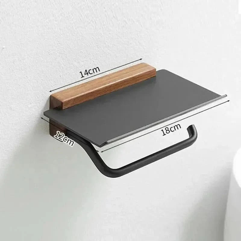 Suporte para Papel Higiênico Modelo Genova - Praticidade e Estilo para Seu Banheiro - Morada Serena