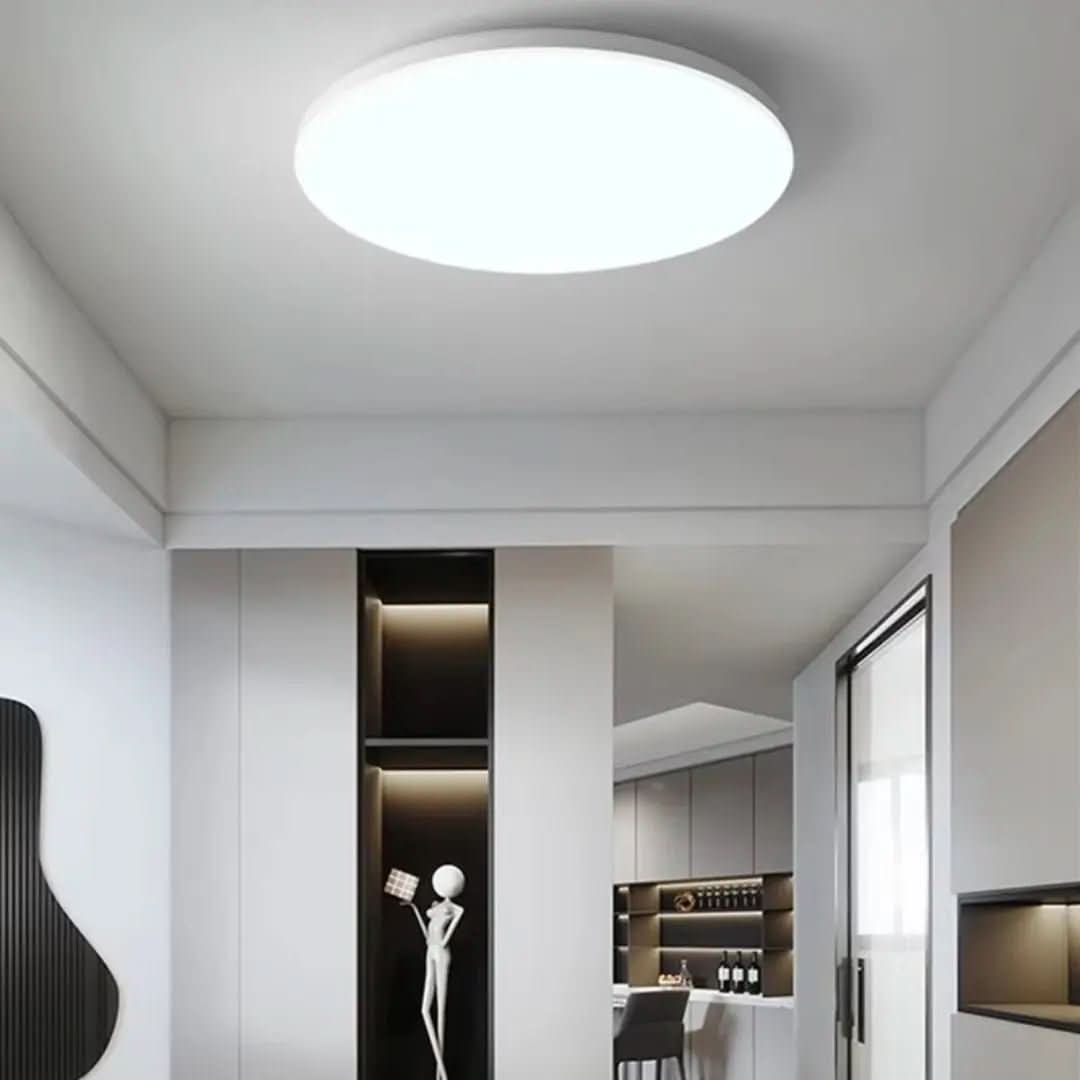 Plafon LED Redondo Sobrepor e Embutir Orion - Iluminação Moderna e Eficiente - Morada Serena