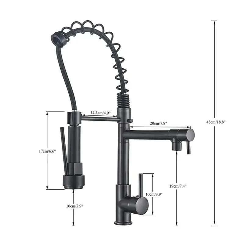 Torneira para Cozinha Gourmet Monocomando com LED Safira - Elegância e Tecnologia para Sua Cozinha - Morada Serena