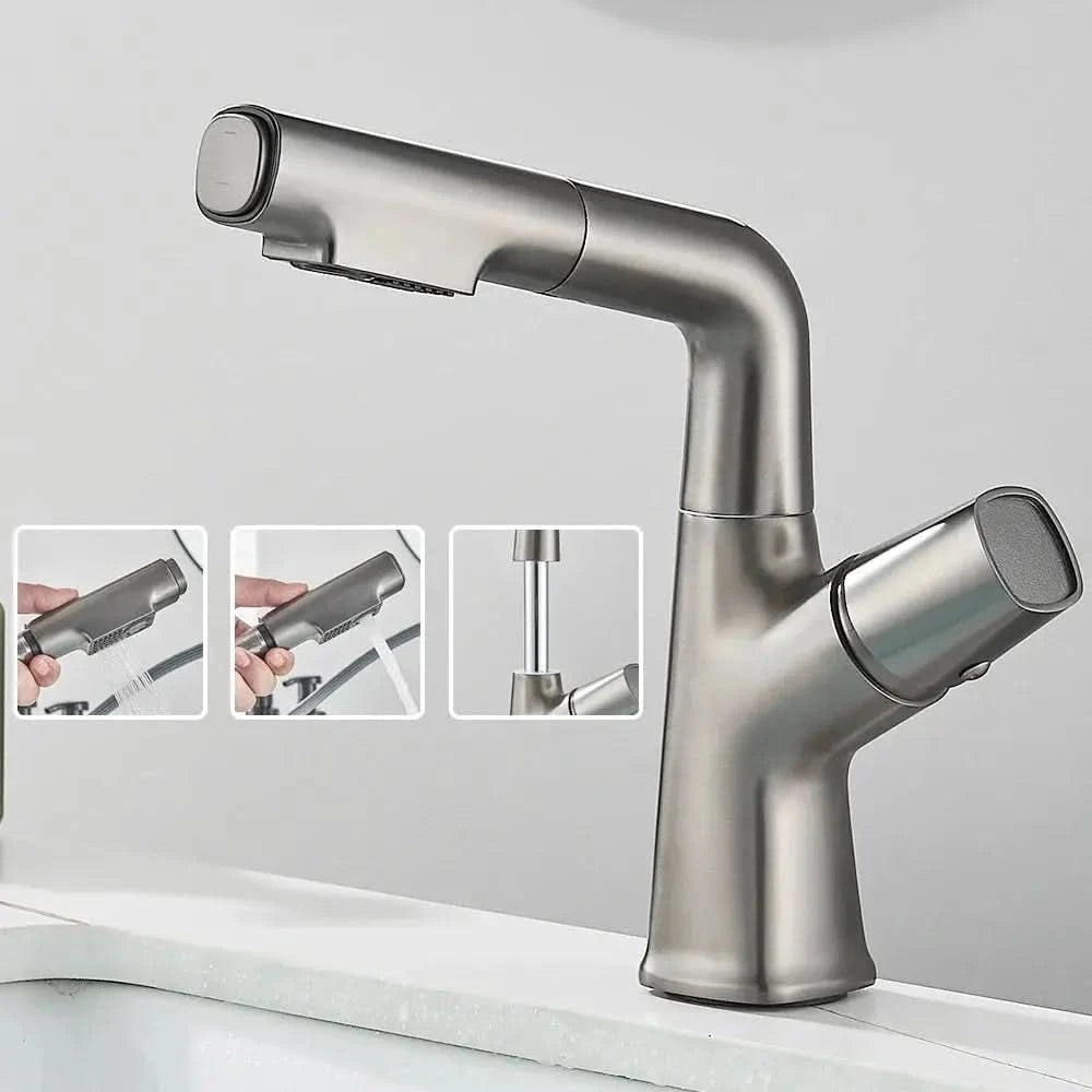 Torneira Gourmet Monocomando Para Banheiro Extensível Angel - Morada Serena