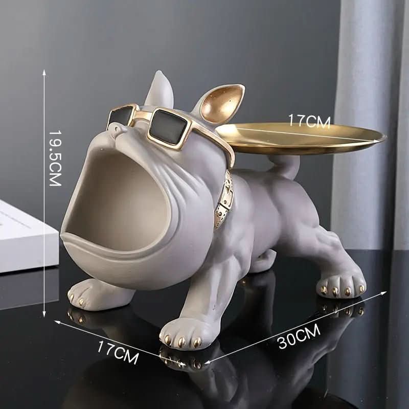Bulldog Francês Decoração Boca Grande Edição Limitada - Morada Serena