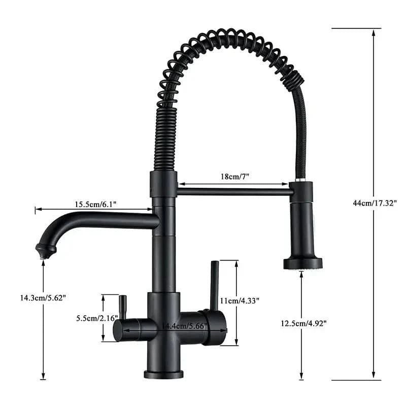 Torneira Para Cozinha Gourmet Monocomando Com Filtro Neptunus - Morada Serena