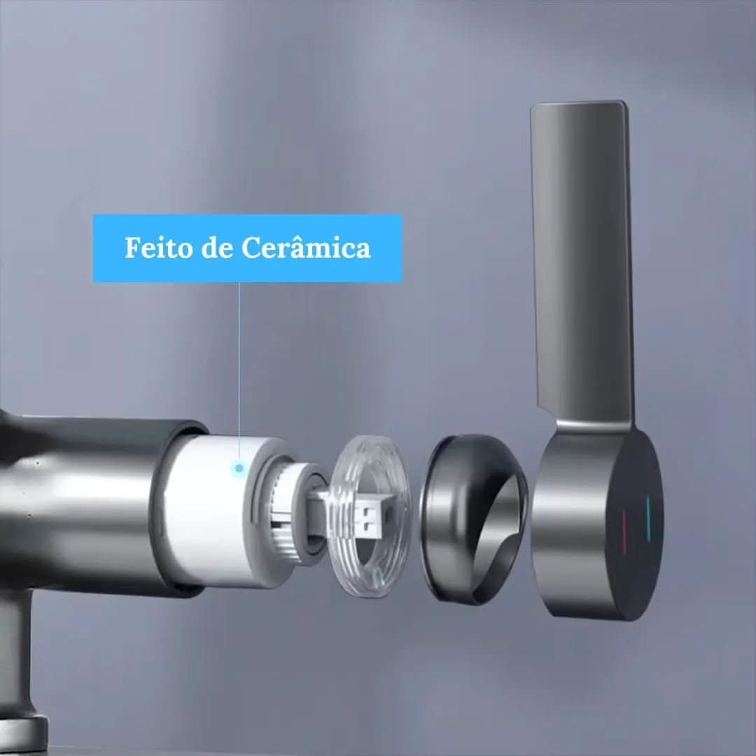 Torneira Para Banheiro Monocomando Digital Cascata - Morada Serena