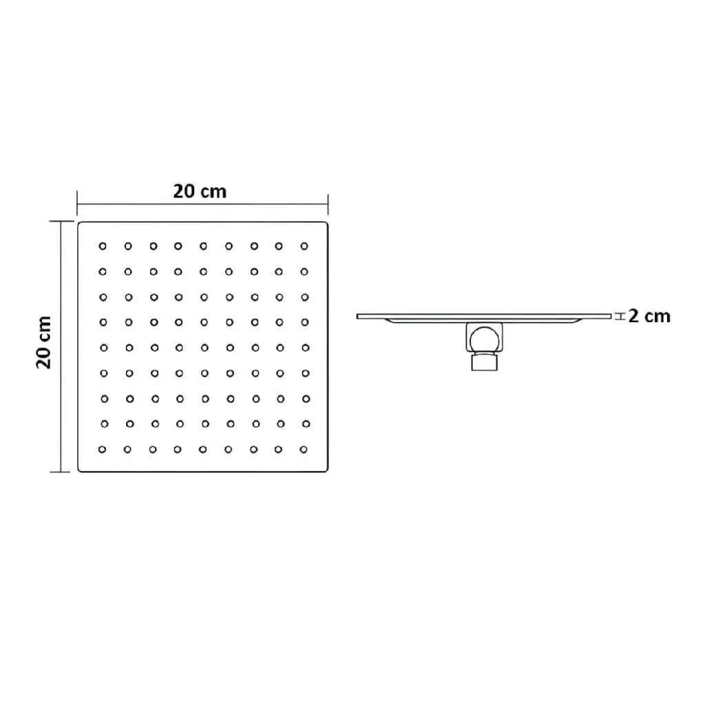 Chuveiro Para Banheiro Dourado Inox - Morada Serena