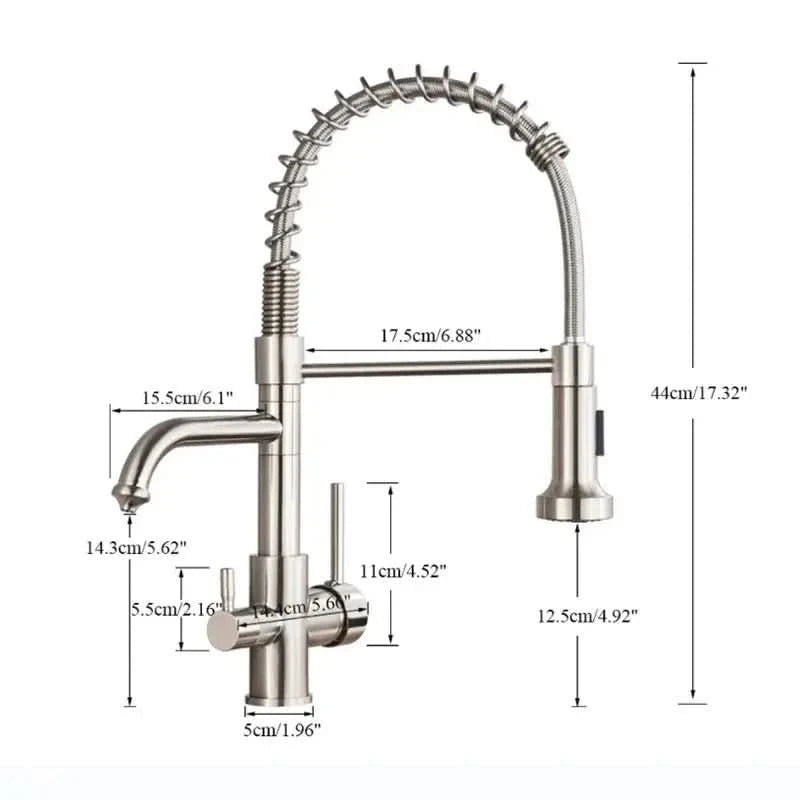 Torneira para Cozinha Gourmet Monocomando com Filtro - Estilo e Funcionalidade para Sua Cozinha - Morada Serena