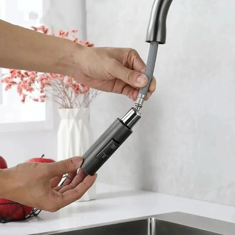 Torneira Gourmet Para Cozinha Monocomando Modelo Com Jato Extensível - Morada Serena